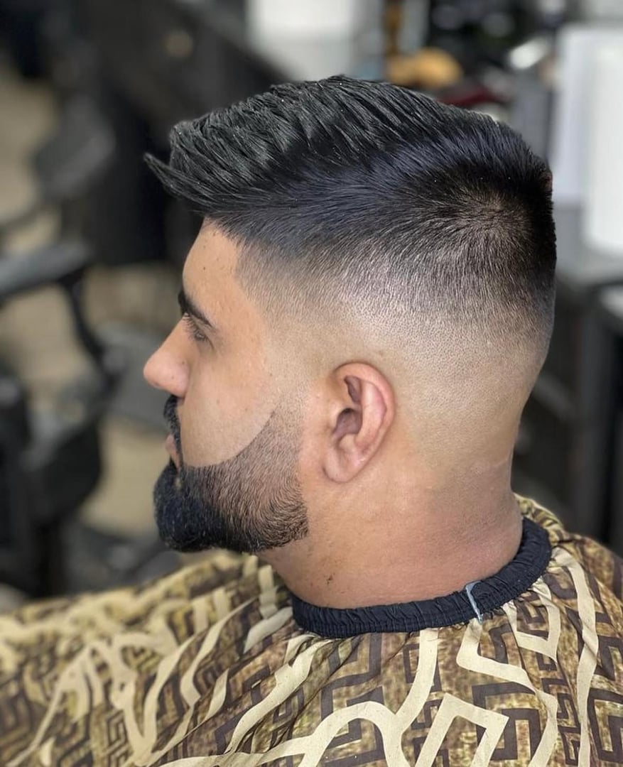 Trabajo de barbería realizado en Barber Shop J&S